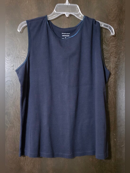 Christopher & Banks Tops - Christopher & Banks Navy Sleeveless Tank Top Women's Size XL